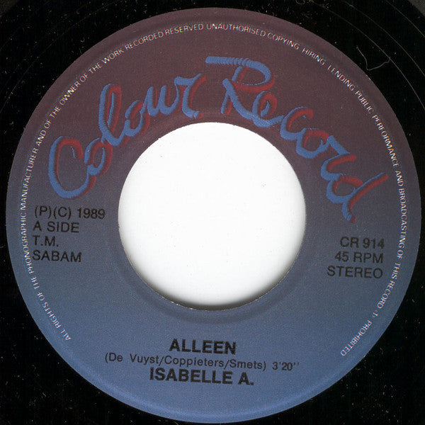 Isabelle A -Alleen