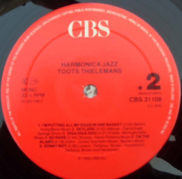 Toots Thielemans -Harmonica Jazz
