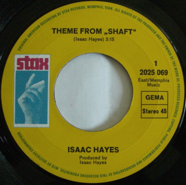 Isaac Hayes -Theme From "Shaft" / Cafe Regio's