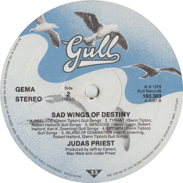 Judas Priest -Sad Wings Of Destiny