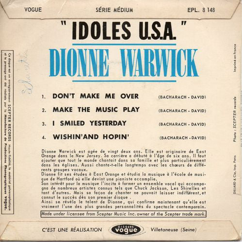 Dionne Warwick -Don't Make Me Over