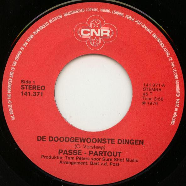 Passe-Partout -De Doodgewoonste Dingen