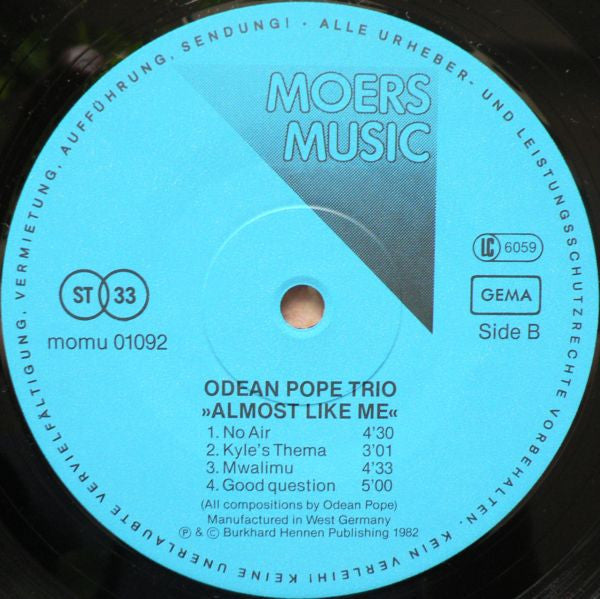 Odean Pope - Almost Like Me