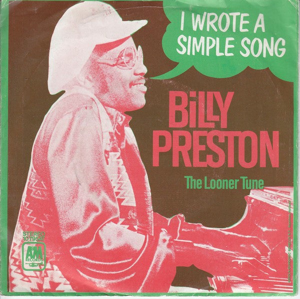 Billy Preston -I Wrote A Simple Song