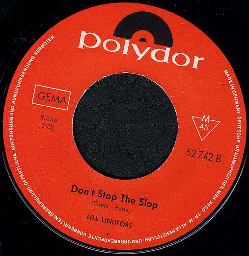 Lill Lindfors -No, No Chérie / Don't Stop The Slop