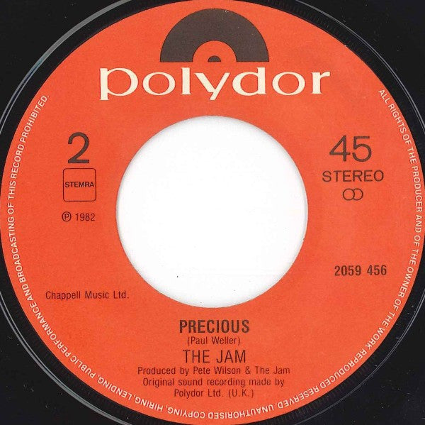 The Jam -A Town Called Malice / Precious