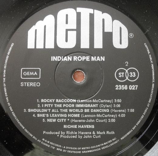 Richie Havens -Indian Rope Man