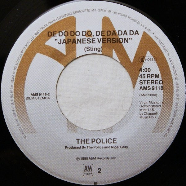 The Police -De Do Do Do, De Da Da Da (In Japanese)