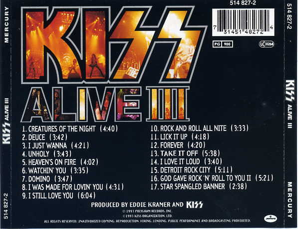 Kiss -Alive III
