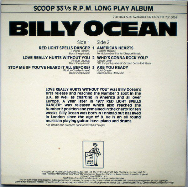 Billy Ocean -Billy Ocean