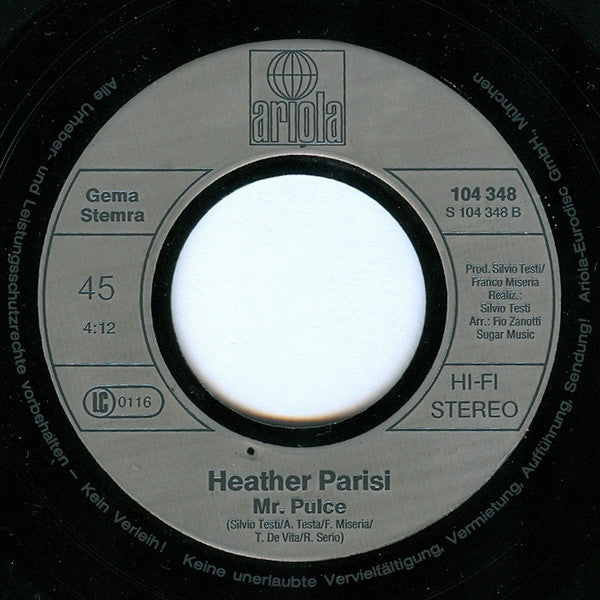 Heather Parisi -Cicale