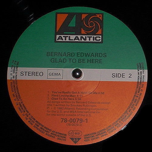 Bernard Edwards - Glad To Be Here