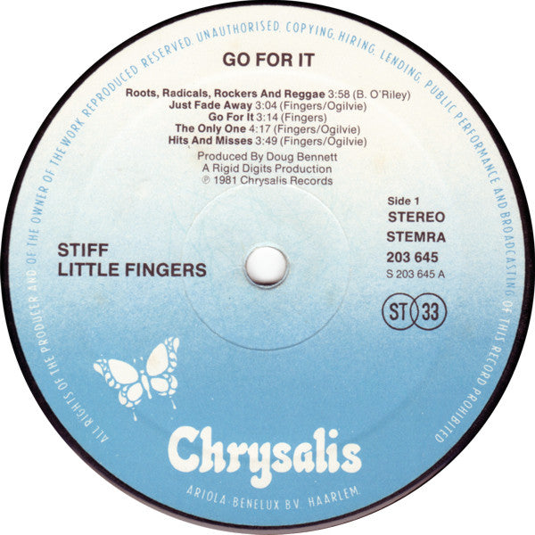 Stiff Little Fingers - Go For It
