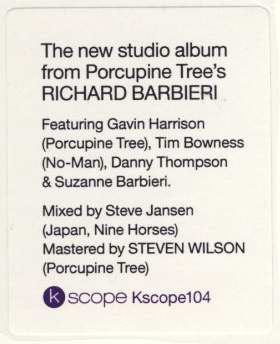 Richard Barbieri -Stranger Inside