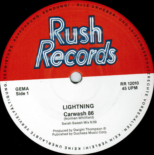 Lightning (5) -Car Wash '86