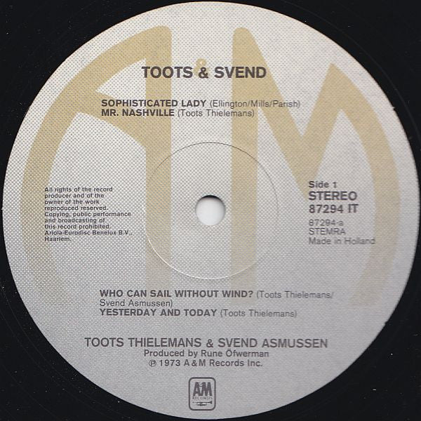 Toots* And Svend* -Yesterday And Today