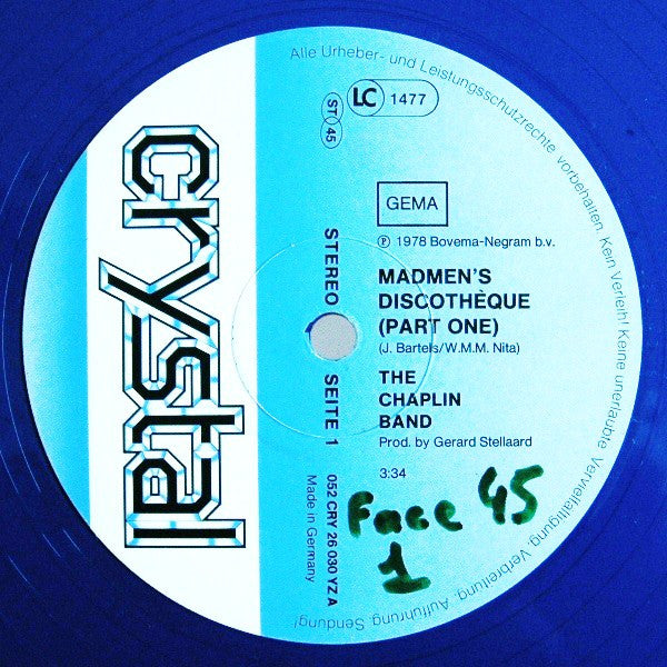 The Chaplin Band -Madmen's Discothèque Part 1 & 2