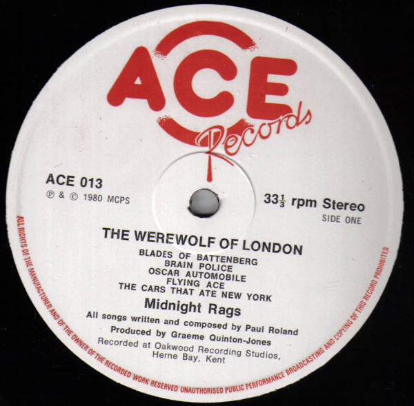 Midnight Rags -The Werewolf Of London