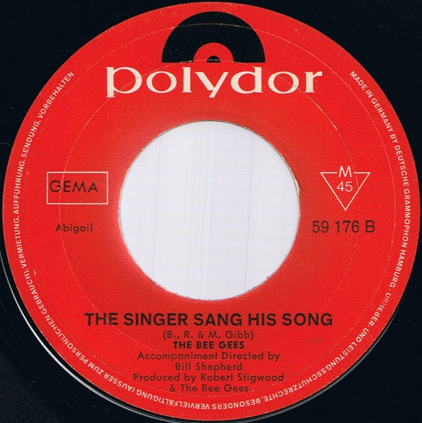 The Bee Gees* - Jumbo / The Singer Sang His Song