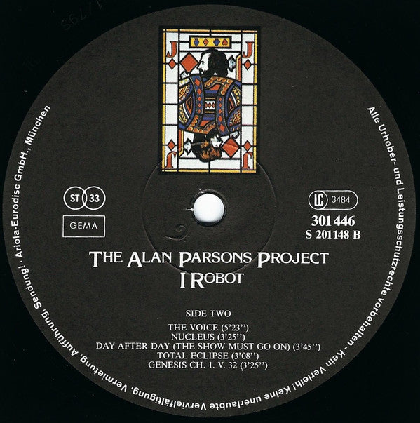 The Alan Parsons Project -I Robot / Pyramid / Eve / The Turn Of A Friendly Card