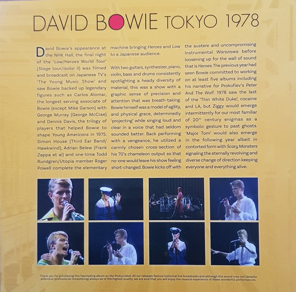 David Bowie - Tokyo 78