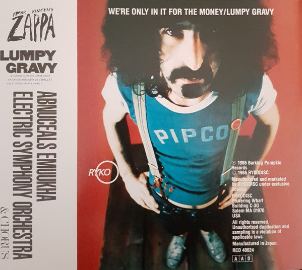 Frank Zappa -We're Only In It For The Money / Lumpy Gravy