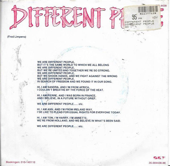 Different People -We Are Different People