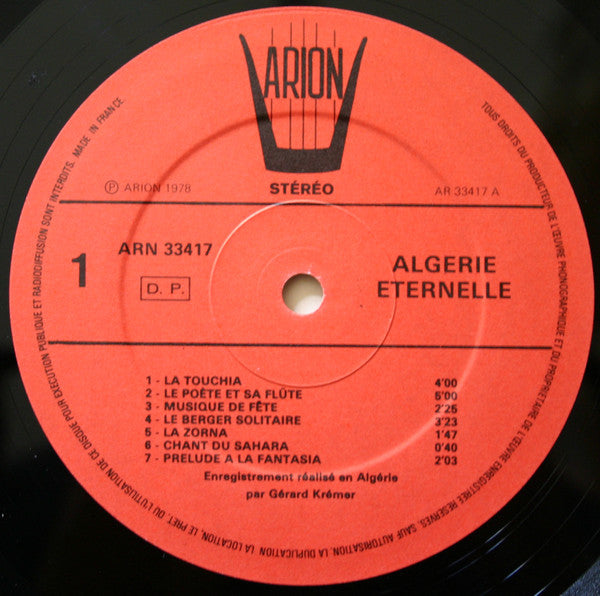 Various - L'Algérie Eternelle