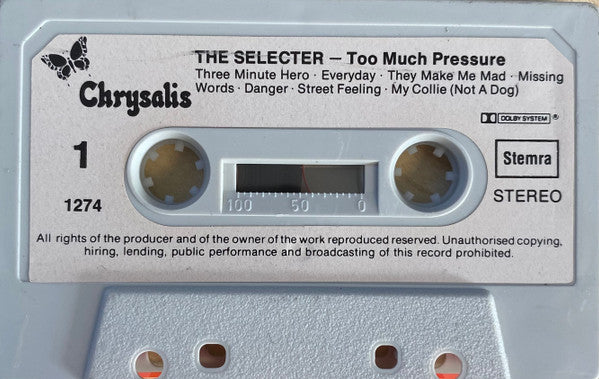 The Selecter -Too Much Pressure