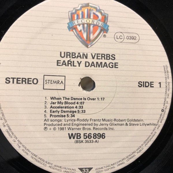 Urban Verbs - Early Damage