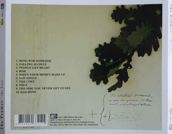 The Frames -The Cost