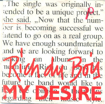 Rich Du Bois -My Desire