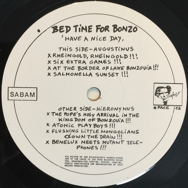 Bedtime For Bonzo -Have A Nice Day