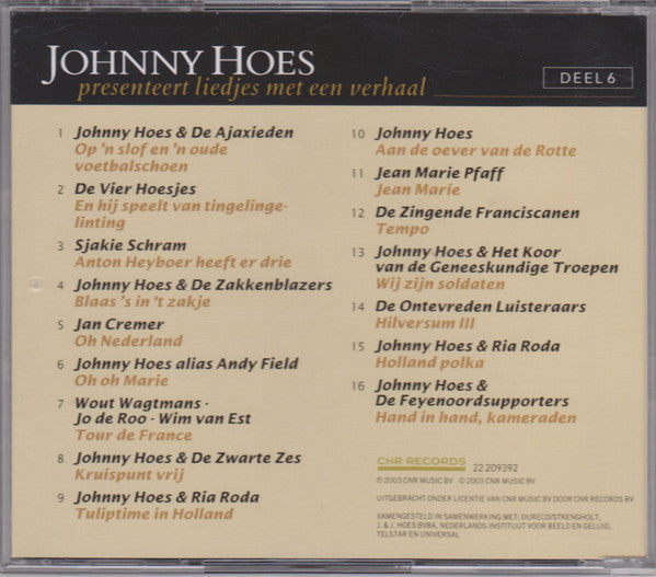 Johnny Hoes -Uit Het Leven Van Johnny Hoes - Och Was Ik Maar...
