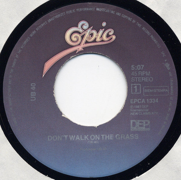 UB 40* - Don't Walk On The Grass