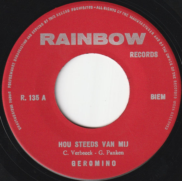 Geromino -Hou Steeds Van Mij / K'ween Van Spijt