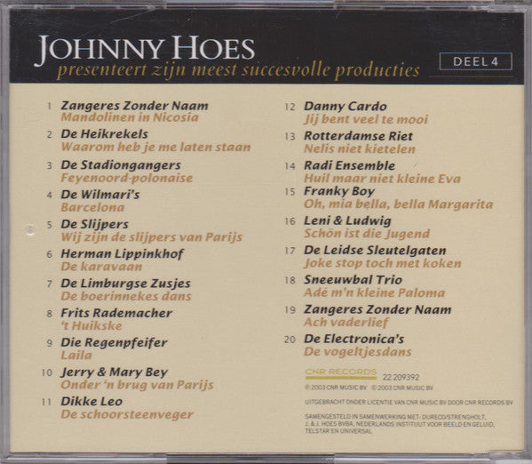 Johnny Hoes -Uit Het Leven Van Johnny Hoes - Och Was Ik Maar...