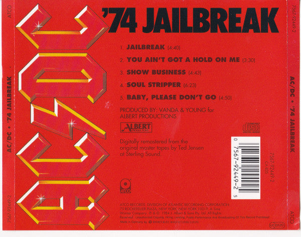 AC/DC - '74 Jailbreak