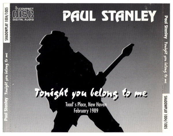 Paul Stanley - Tonight You Belong To Me