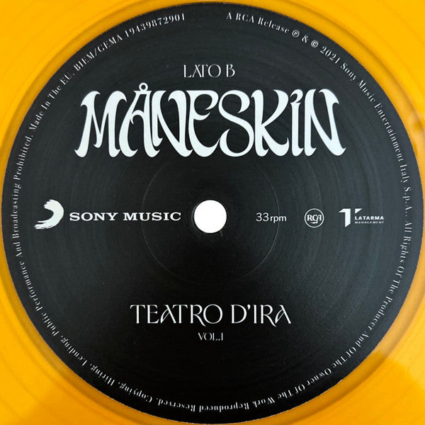 Måneskin -Teatro D'Ira - Vol.I