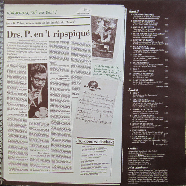 Various - De Gelaatstrek Van Het Lied...