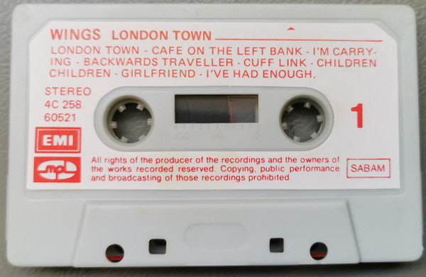 Wings (2) -London Town