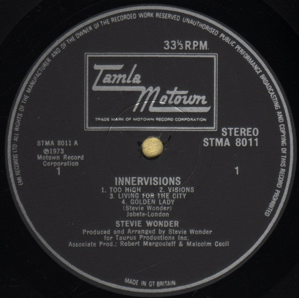 Stevie Wonder / The Band Of The Royal Artillery -Innervisions