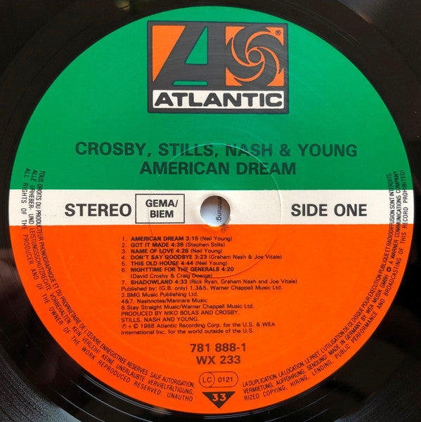 Crosby, Stills, Nash & Young -American Dream