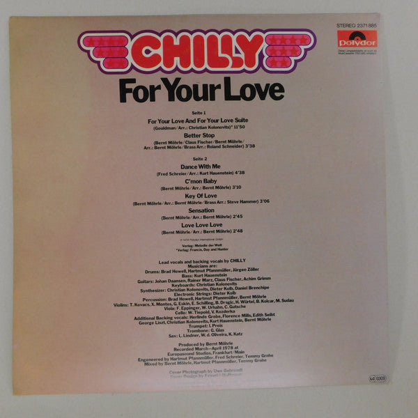 Chilly -For Your Love