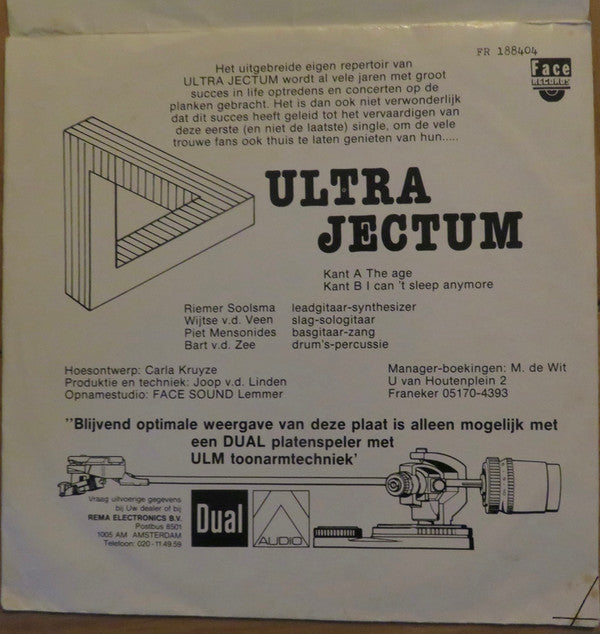 Ultra Jectum -The Age / I Can't Sleep Anymore