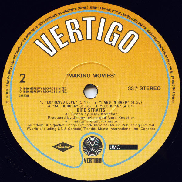 Dire Straits -Making Movies