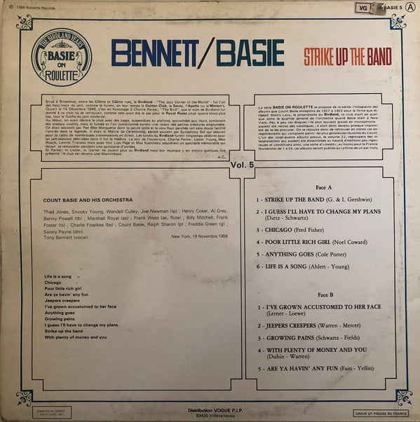 Bennett* / Basie* - Strike Up The Band