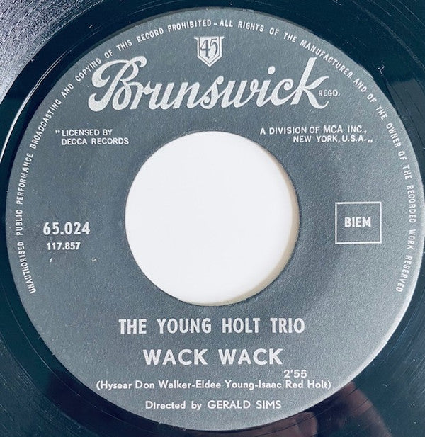 The Young-Holt-Trio* -Wack Wack / This Little Light Of Mine