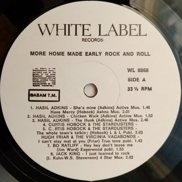 Various - More Home Made Early Rock And Roll